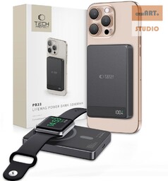 TECH-PROTECT POWERBANK PB33 LIFEMAG 5000mAh MAGSAFE BLACK