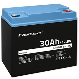 QOLTEC Akumulator 53703 30Ah 12.8V