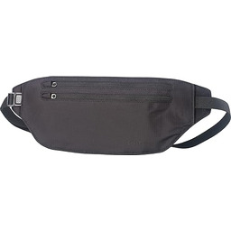 Lifeventure Unisex Lifeventure wodoodporny portfel w talii, czarny,