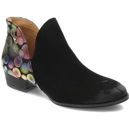 Maciejka Czarne Botki Eleganckie Kowbojki Damskie
