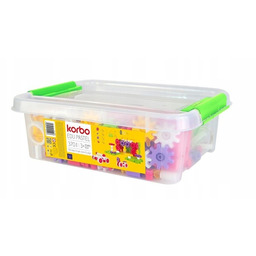 Klocki Konstrukcyjne Edu Pastel 370 Elem Korbo