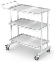 D-01/A.ST zabiegowy wózek oddziałowy z tacami instrumentalnymi