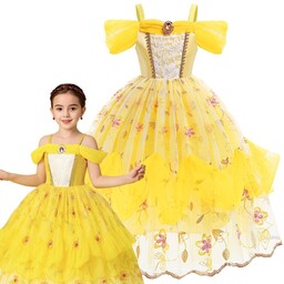 Strój Przebranie Sukienka Bella Księżniczka Piękna i Bestia