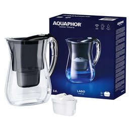 Dzbanek filtrujący Aquaphor Lago Czarny Wkład Maxfor+