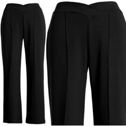 Spodnie Damskie Wiskozowe Stylowe Komfortowe Wygodne Eleganckie Moraj