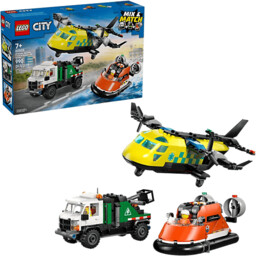 Klocki LEGO City Zestaw z samolotem, ciężarówką serwisową