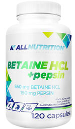 Allnutrition Betaine HCl + Pepsin, 120 kapsułek