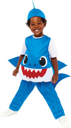 Kostium Baby Shark Tata niebieski dla chłopca