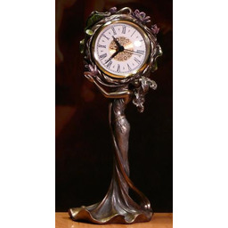 Zegar z kobietą prezent na święta