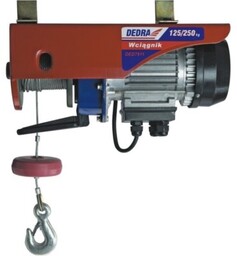 DEDRA Wciągarka elektryczna DED7914 Udźwig 250/500kg