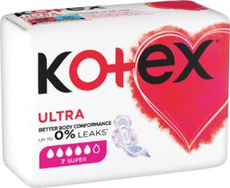 Kotex Ultra Super, podpaski higieniczne, 7 sztuk
