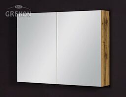 Szafka łazienkowa z lustrem 90x65 seria Fokus NE