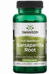 SWANSON Sarsaparilla - Kolcorośl 450 mg (60 kaps.)