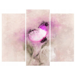 Obraz Rose Butterfly motyl pastelowy księżniczka