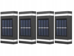 4x Kinkiet Solarny Led Lampka Ogrodowa Solarna