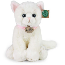 Pluszowy biały kotek 25 cm Rappa 211056