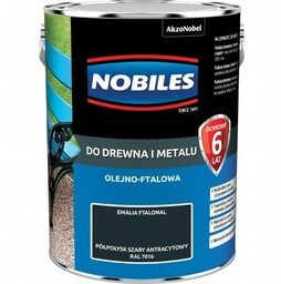 NOBILES FTALONAL FARBA ALKIDOWA Szary Antracytowy RAL 7016