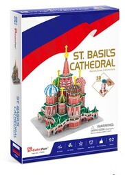 CUBIC FUN Puzzle 3D Budowle Świata Katedra Św.