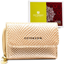 Portfel damski Peterson PTN 423229-DSL złoty