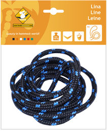 Lina do montażu hamaków i foteli hamakowych, czarny