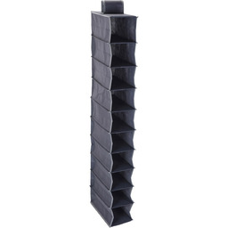 Wiszący organizer na buty, 10 półek