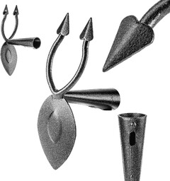 Haczko-pazurki Dormes bez trzonka