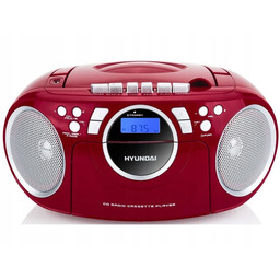 Radioodtwarzacz Hyundai TRC788AU3RS Czerwony