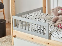 Szara Barierka Basic 2 sztuki 200x90 Pinio Łóżka
