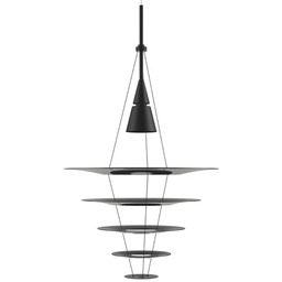 Louis Poulsen - Enigma 545 Lampa Wisząca Black
