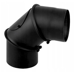 Kolano spalinowe fi 180 mm regulowane KNSR180/90-CZ2