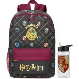 Zestaw plecak szkolny z butelką Harry Potter