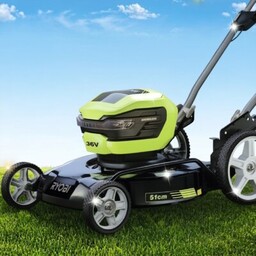 RYOBI Kosiarka akumulatorowa RY36LMMX51A-140 51 cm, rozdrabnianie, 4