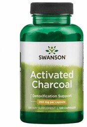 SWANSON Activated Charcoal - Węgiel drzewny aktywny (120