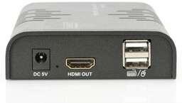 Digitus Przedłużacz/Extender KVM (HDMI+USB) do 120m po Cat.5e