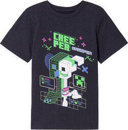 T-shirt dziecięcy z nadrukiem Wzór Minecraft