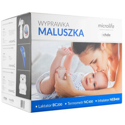 Wyprawa maluszka MICROLIFE (Termometr, Inhalator, Laktator)