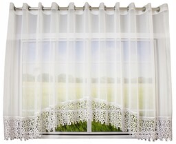 Firana Gotowa Z Gipiurą Woal na przelotki 300x160