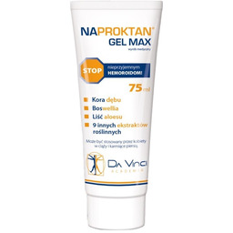 NaProktan Gel Max Żel na hemoroidy, 75 ml
