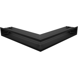 KRATKI Narożna kratka wentylacyjna powietrze 56x56x9 czarna Slim