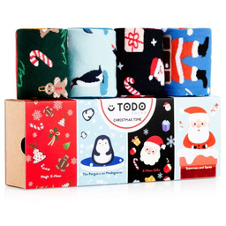 Todo Socks Zestaw prezentowy, skarpety świąteczne, zestaw skarpet