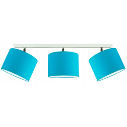 Modna Lampa wisząca sufitowa żyrandol nowoczesny turkusowy abażur