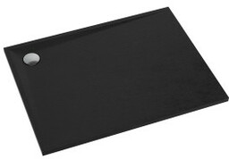 OMNIRES STONE80/100 BL STONE brodzik prysznicowy prostokątny ze