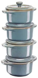 Staub 40508-159-0 Ceramika 8 elementów Naczynie żaroodporne