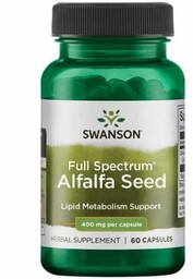 SWANSON Full Spectrum Alfalfa 400 mg (60 kaps.)