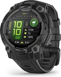 Garmin Instinct 3, 45mm AMOLED GPS Smartwatch, Black
