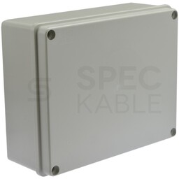 Puszka instalacyjna hermetyczna IP65 bezhalogenowa 240x190x90mm szara S-BOX
