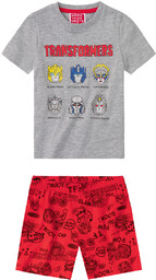 Piżama chłopięca z bohaterami bajek (koszulka + szorty),