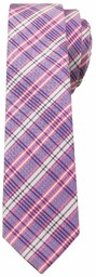Fioletowo-Różowy Stylowy Krawat (Śledź) Męski -ALTIES- 5 cm,