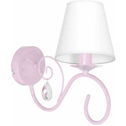 Lampa ścienna Milagro E14 różowy