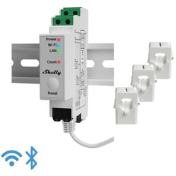 Shelly Pro 3EM - trójfazowy licznik energii WiFi